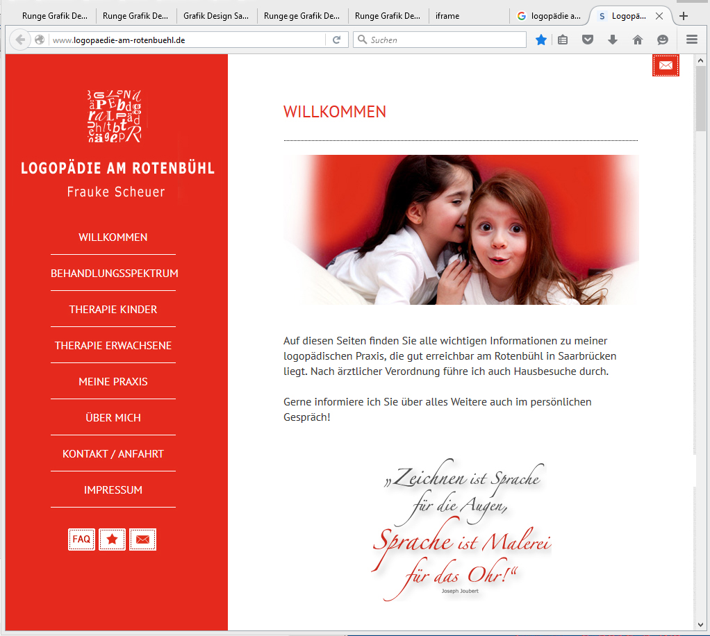 Website Logopädie